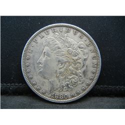 1880 SILVER (90%) MORGAN DOLLAR