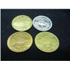 Image 10 : (12.81 OZ) OF "JUNK DRAWER COLLECTABLES" (SILVER/PROOF TOKENS/VIALS/ARROW HEADS/FOREIGN COINS, MISC.