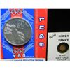 Image 2 : (12.81 OZ) OF "JUNK DRAWER COLLECTABLES" (SILVER/PROOF TOKENS/VIALS/ARROW HEADS/FOREIGN COINS, MISC.