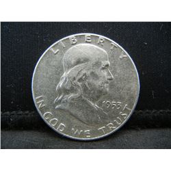 1953 SILVER (90%) FRANKLIN HALF