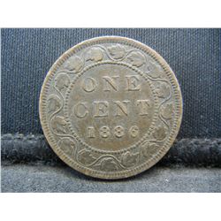 1886 CANADIAN ONE CENT