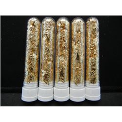 (5) Vials of Leaf Flakes