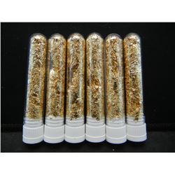 (6) Vials of Leaf Flakes