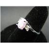 Image 3 : WOMAN'S PINK FIRE OPAL RING (SIZE 6.5), FASHION JEWELRY