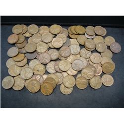 (100) Lincoln Wheat Cents