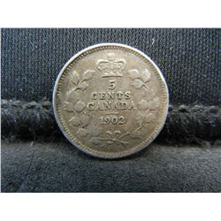 1902 Canada Sterling Silver Five Cents