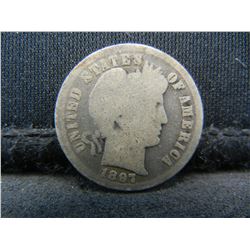 1897 S Barber Dime