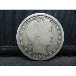 1898 Barber Quarter