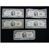Image 1 : (5) 1963 Two Dollar Red Seal Notes