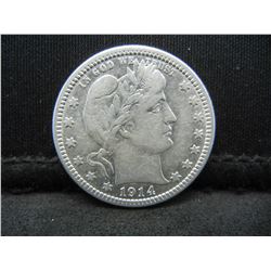 1914 Barber Quarter