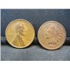 Image 1 : 1909 Indian Head Cent and 1909 VDB Cent