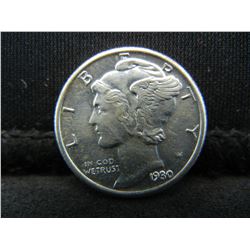 1930 Mercury Dime