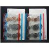 Image 1 : 1971 1972 United States 11-Coin Mint Sets With Original Gov't Packaging.