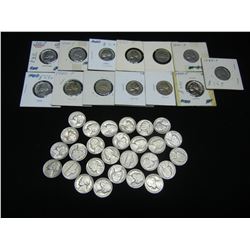 Roll of 40 1940 Jefferson Nickels.