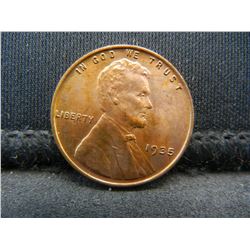 1934-D Rainbow Toning Lincoln Head Cent.