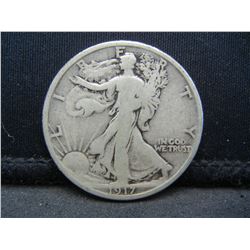 1917 Walking Liberty Half Dollar.