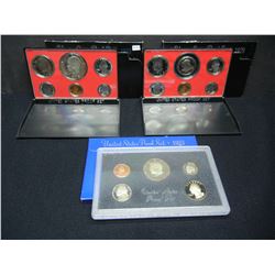 1978 1979 & 1983 United States Mint Proof Sets With Original Gov't Packaging.