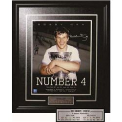 Bobby Orr #Number 4 Stanley Cup - Young Orr Autograph Cup Win
