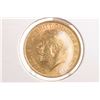 Image 3 : British 1914, 22kt gold full sovereign coin with George V on obverse George and the dragon on revers