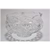 Image 1 : Waterford crystal footed bowl with scalloped edge 7 1/2" in diameter