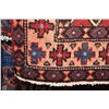 Image 2 : 100% handmade Iranian Feroos area carpet with overall geometric design, triple border with red backg