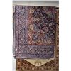 Image 1 : 100% handmade Iranian Kashmar carpet "archeology design" with center medallion and multiple borders 