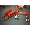 Image 1 : Child's vintage trike and wooden wheel barrow