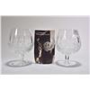 Image 1 : Pair of Waterford crystal brandy snifters, Colleen pattern