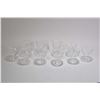 Image 1 : Eight Waterford crystal small sherbets glasses 3 1/2" in height and two sherry glasses 4 1/2"