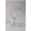 Image 3 : Eight Waterford crystal small sherbets glasses 3 1/2" in height and two sherry glasses 4 1/2"