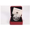 Image 1 : Cased Royal Canadian Mint collector coin 2008 limited proof .925 sterling silver dollar 30 gram "90 