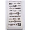 Image 1 : Large selection of sterling silver rings