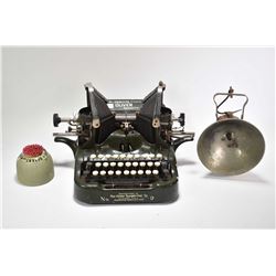 Oliver No.9 Standard Visible Writer, a Bryant and Mays Swan Vesta match holder made by Carltonware, 