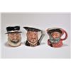 Image 1 : Three Royal Doulton character jugs including Falstaff D6287, Henry VIII D6642, Beefeater D6206