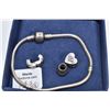 Image 4 : Pandora sterling silver bracelet plus a large selection of gemstone and other charms to fit Pandora 