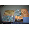 Image 1 : Two wood cased English made tap and die sets and a Genuine Armstrong pipe threader in wooden box