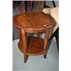 Image 1 : Modern matched grain two tier occasional table