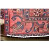 Image 2 : 100% handmade Zanjan area carpet with center medallion, overall floral design and red background wit