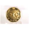 Image 1 : Canadian 1997 non-circulated $200 gold coin "Raven Bringing Light to the World" by Robert Davidson, 