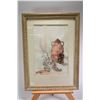 Image 8 : Four framed original watercolours with assorted themes, three signed H.(Helen) Baird and one with no