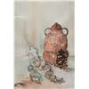 Image 9 : Four framed original watercolours with assorted themes, three signed H.(Helen) Baird and one with no