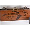 Image 2 : Vintage boxed Dupe-A-Goose hunting kit made by Dunster Sporting Goods, Seattle Washington complete w