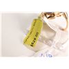Image 3 : New old stock 14kt yellow gold and oval cut topaz gemstone ring