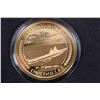 Image 2 : Bradford Exchange Mint "The World's Greatest Naval Battles Dollar Collection" set of eight 24Kt gold