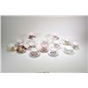Image 1 : Fourteen china cups and saucers including Tuscan, Colclough, Royal Addersley, Royal Vale, Royal Albe