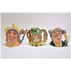 Image 1 : Three Royal Doulton character jugs including The Red Queen D6777, The March Hare D6776 and The Buske
