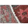Image 3 : 100% handmade Iranian Zanjan area carpet with triple border, in shades of red, pink, black etc. 51" 