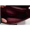 Image 4 : Vintage Cartier burgundy wine leather top handled satchel