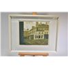 Image 1 : Four framed block prints of the city of Bath including "Abbey Courtyard", "Putney Bridge", "The Circ