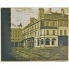 Image 2 : Four framed block prints of the city of Bath including "Abbey Courtyard", "Putney Bridge", "The Circ